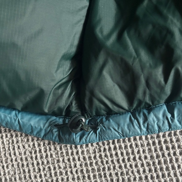 Cotopaxi Solazo Orange and Teal Down Puffer Jacket - Picture 9 of 12